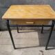 Former children's office Jacques Hitier mca 321 from mullca metal & vintage wood