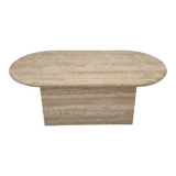 Travertin coffee table
