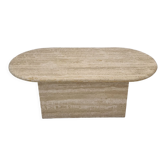 Travertin coffee table