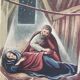 Illustration la nativité L'attente de la naissance de Jésus