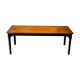 Reichsbahn table with narrow original beech top