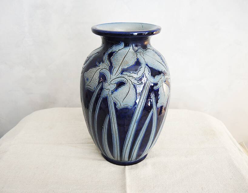 Old sandstone vase by Betschdorf Schmitter Frères