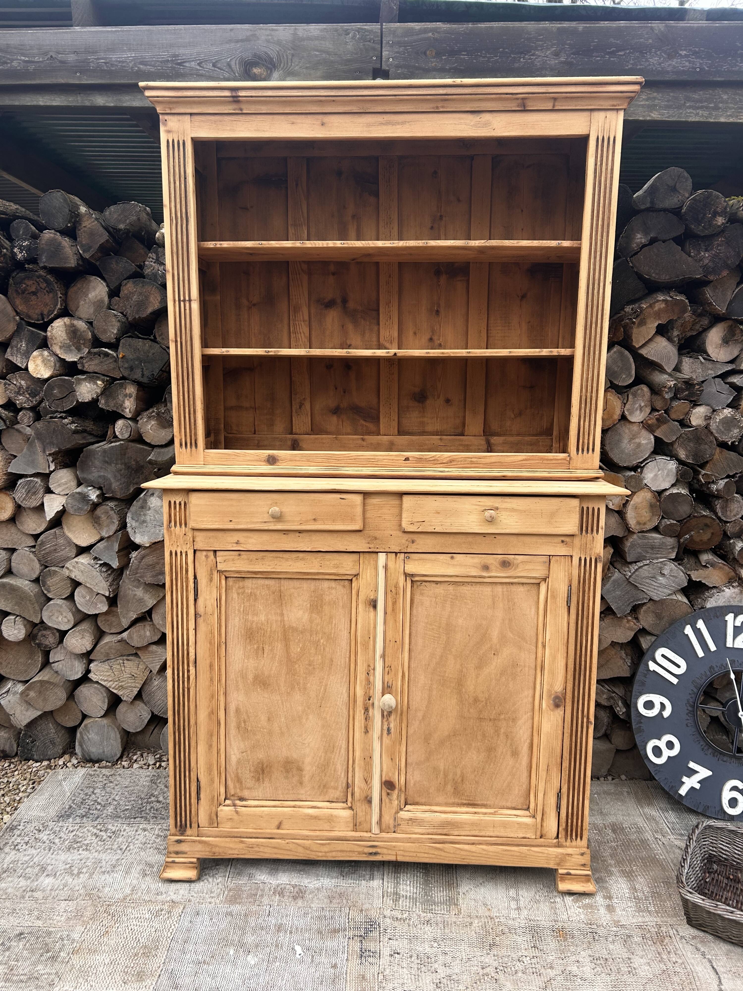 Renovated antique wooden dresser