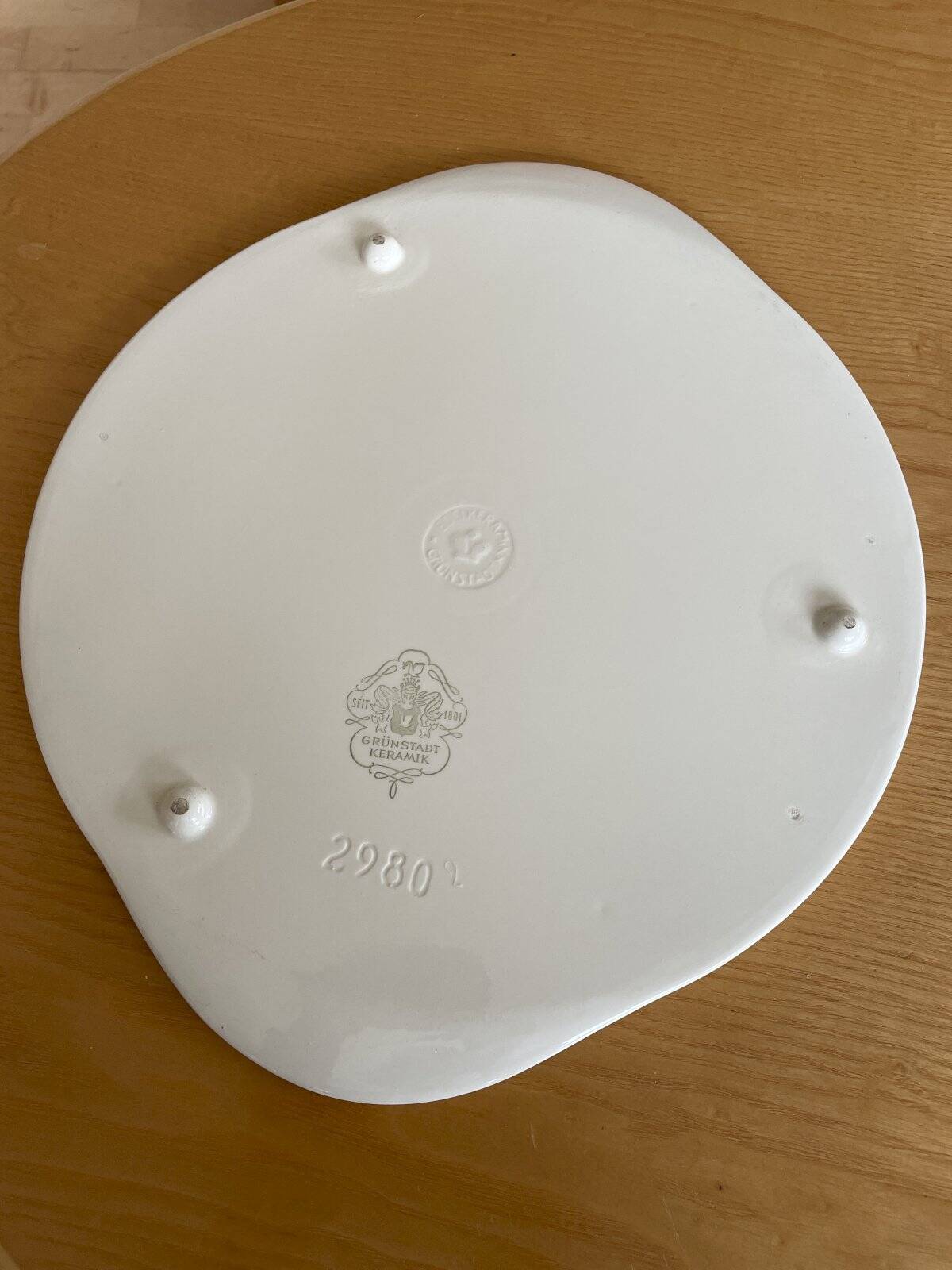 Grünstadt Keramik pie dish pink