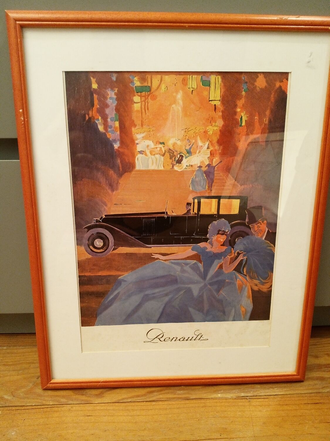 Old advertising poster