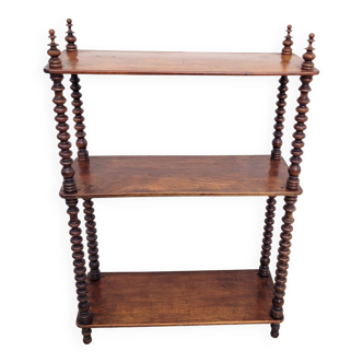 19th century shelf with walnut rosary