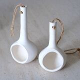 Ceramic pendant lamps by Jacques Lignier, Vallauris, 60s