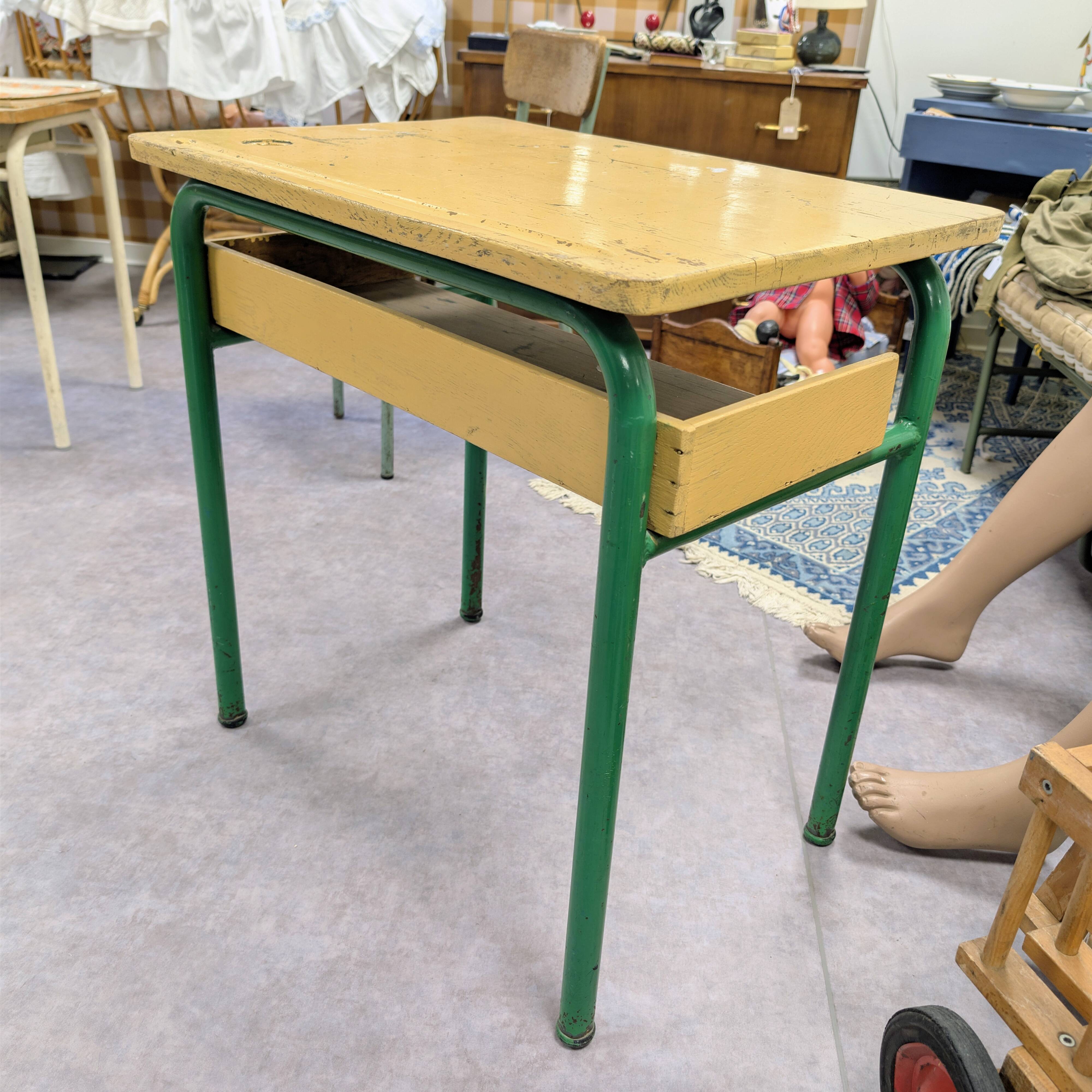 1960s school desk