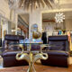 Hollywood Regency Heron Coffee Table