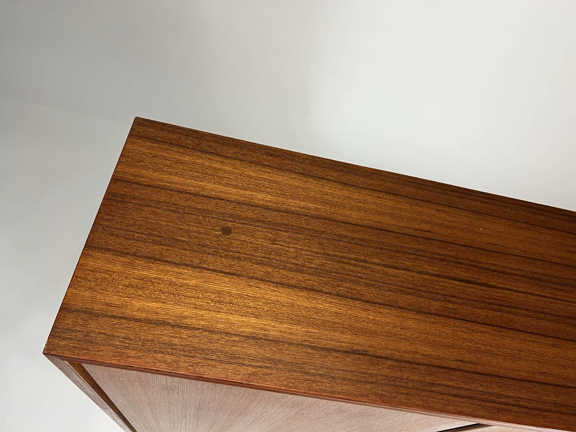 Vintage teak wardrobe highboard closet by H. Riestenpatt 1960s