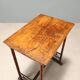 Antique maple coffee table in bamboo imitation, Italy, 19th century.