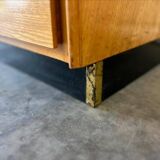 Vintage wooden mini chest of drawers with formica top