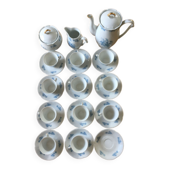 Sologne porcelain coffee set