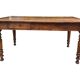 Table de ferme Louis Philippe en noyer 19’s