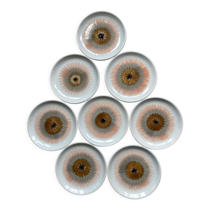 Assiettes dessert oursin saint