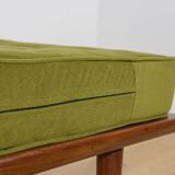 Modèle GE-19 de méridienne en teck, conçu par Hans J. Wegner pour Getama, Danemark, années 1950