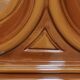Vintage Art Deco decorative mirror with a thick frame.