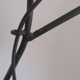 Hirondelle floor lamp by Patrice Gruffaz steel and bronze