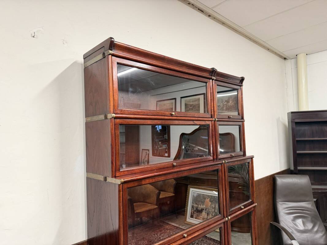 Set Classic English Bookcase Globe Wernicke