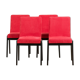 Ensemble de 4 chaises AGA par J. Chierowski, années 70
