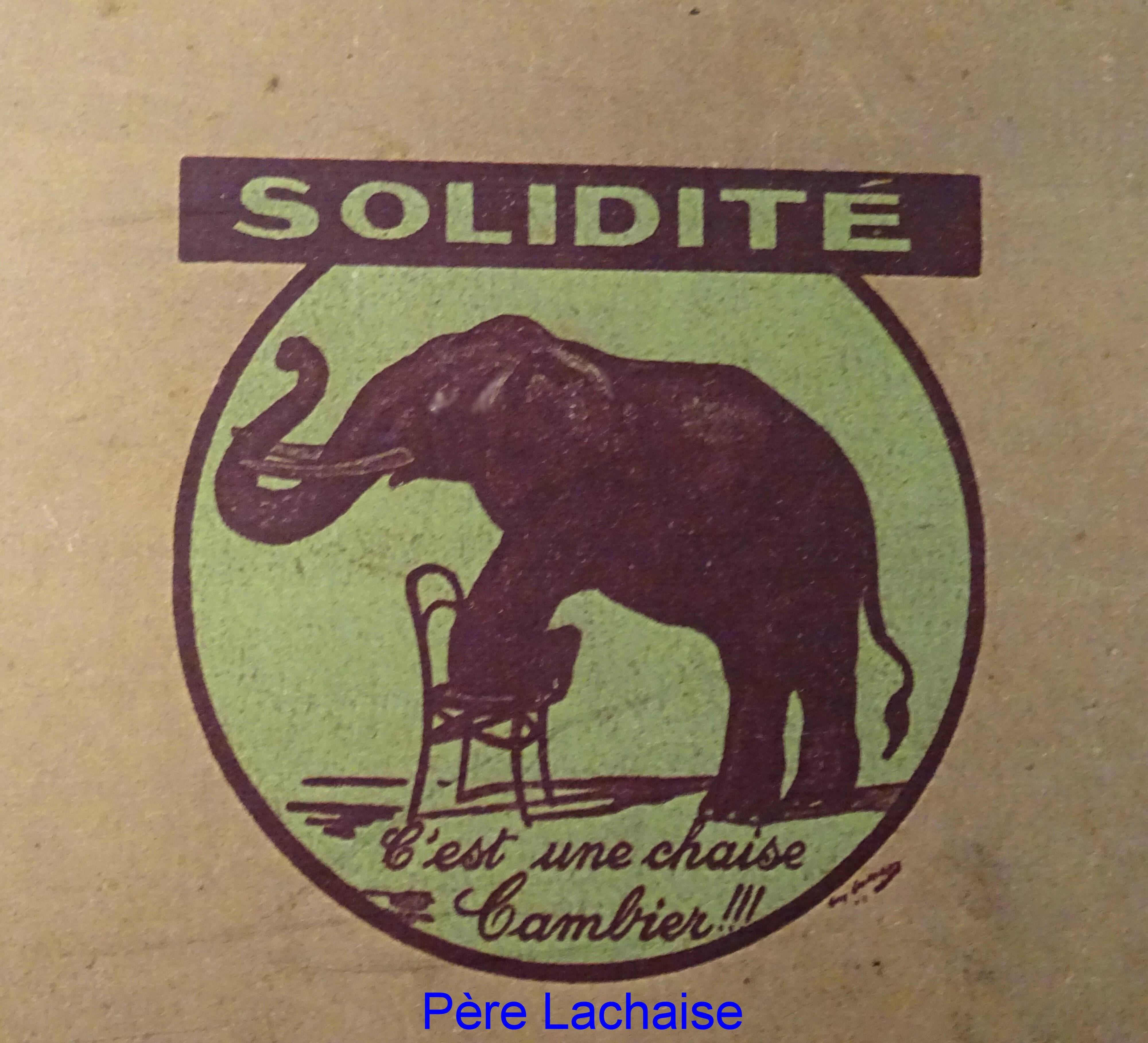 2 Cambier caned bistro chairs Belgium 1920 - No. 233 -