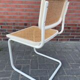 Cesca dining room chair designed by Marcel Breuer