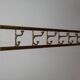 Vintage Art-Deco brass Wall Coat Rack France, 1940s