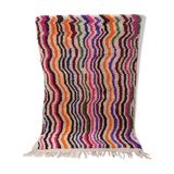 moroccan hand-woven azilal carpet berber 212 x 136 cm
