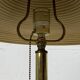 Pencil reed rattan bamboo and brass table lamp, Italy, 1970s
