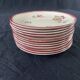 12 Digoin Sarreguemines "Strasbourg" pattern dinner plates