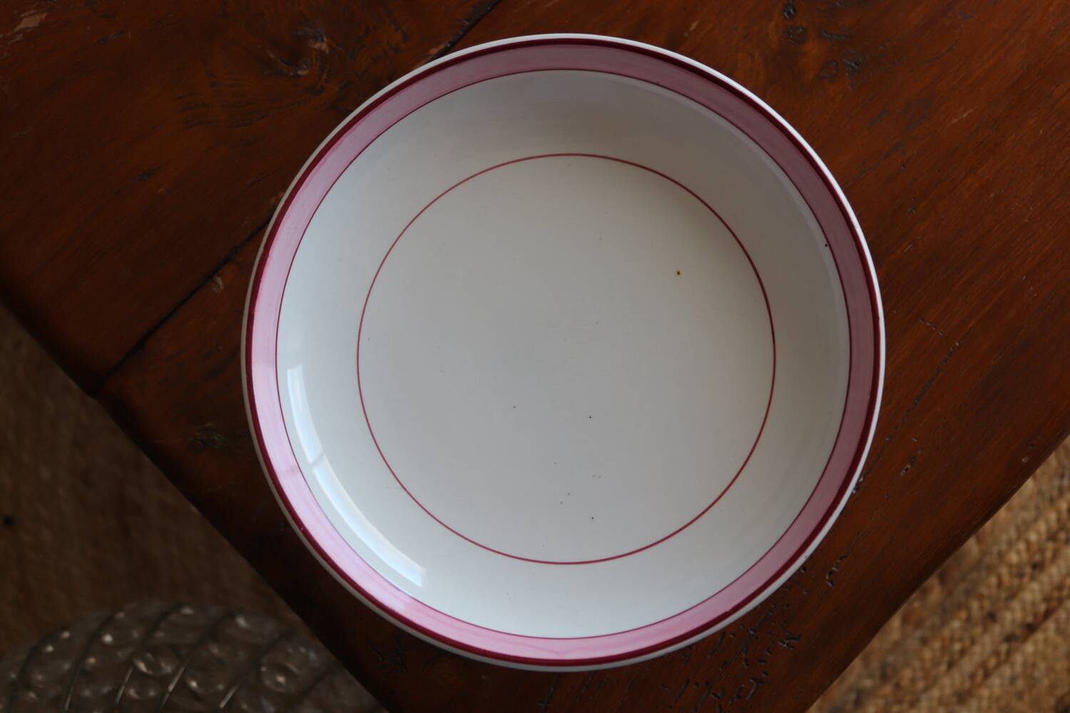 Footed compote in earthenware – Sarreguemines, Casino model