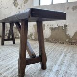 Solid oak bench