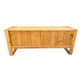 Buffet en bois de pin scandinave, années 1960