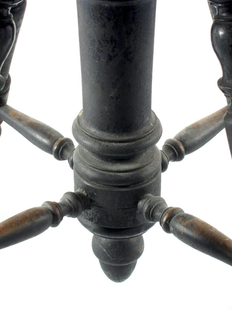 Dutch antique adjustable piano stool