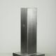 Brushed aluminum table lamp, France 1970s