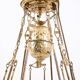 Lustre en laiton de la première moitié du XXe siècle.