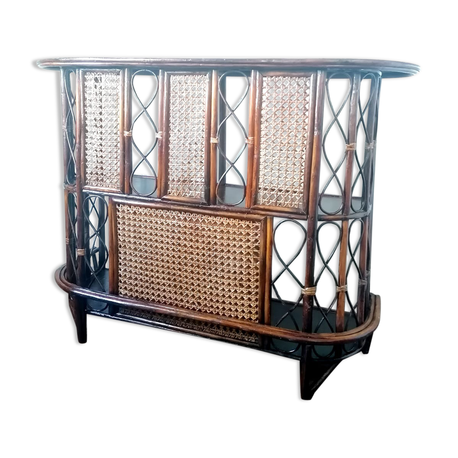 Rattan and canning bar, 1960