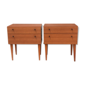Pair of nightstands vintage of the 1950s