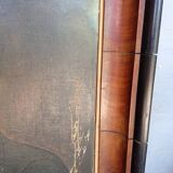 Portrait à l'huile sur toile, XIXème signé et daté