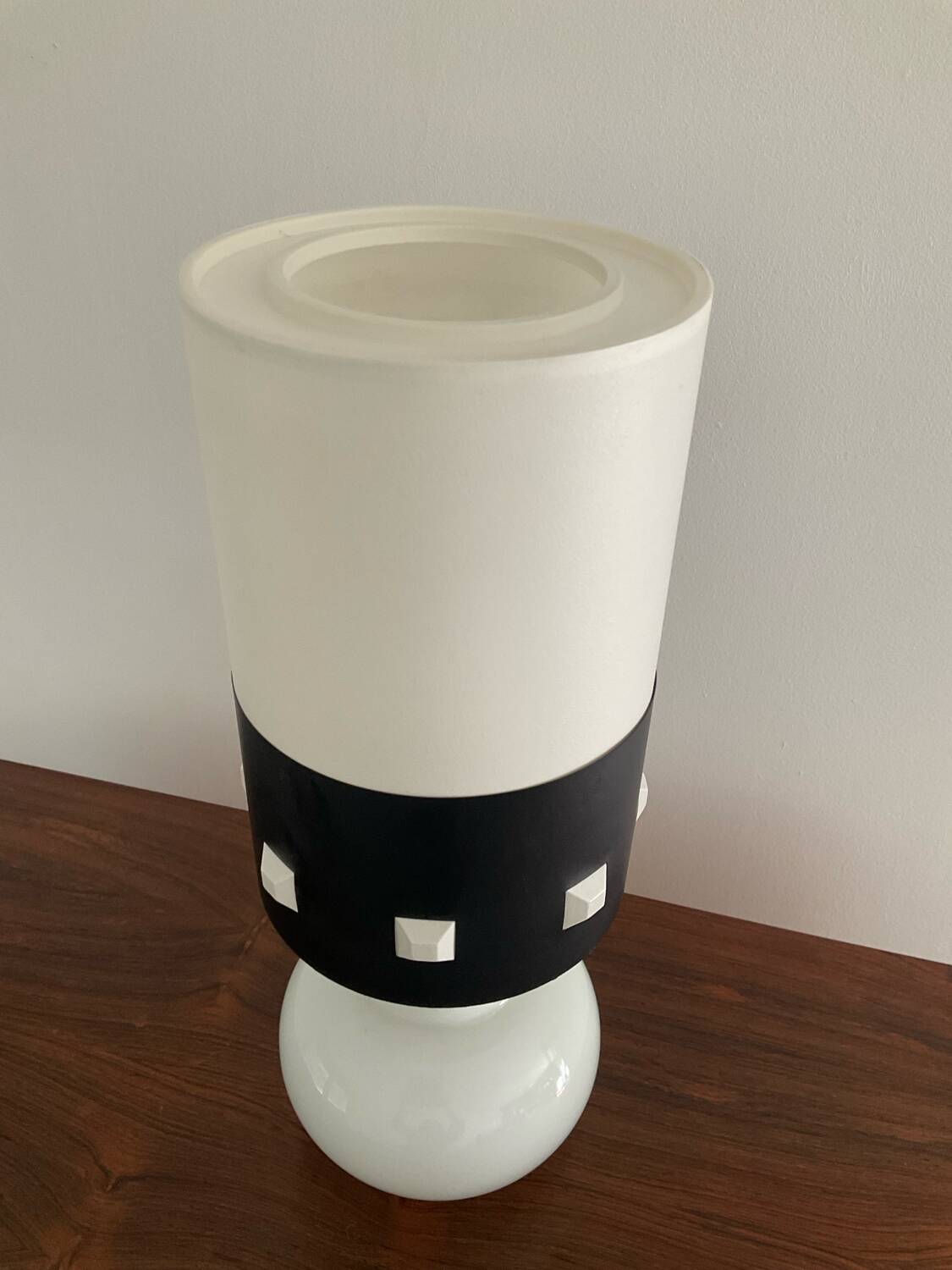 Vintage opaline lamp