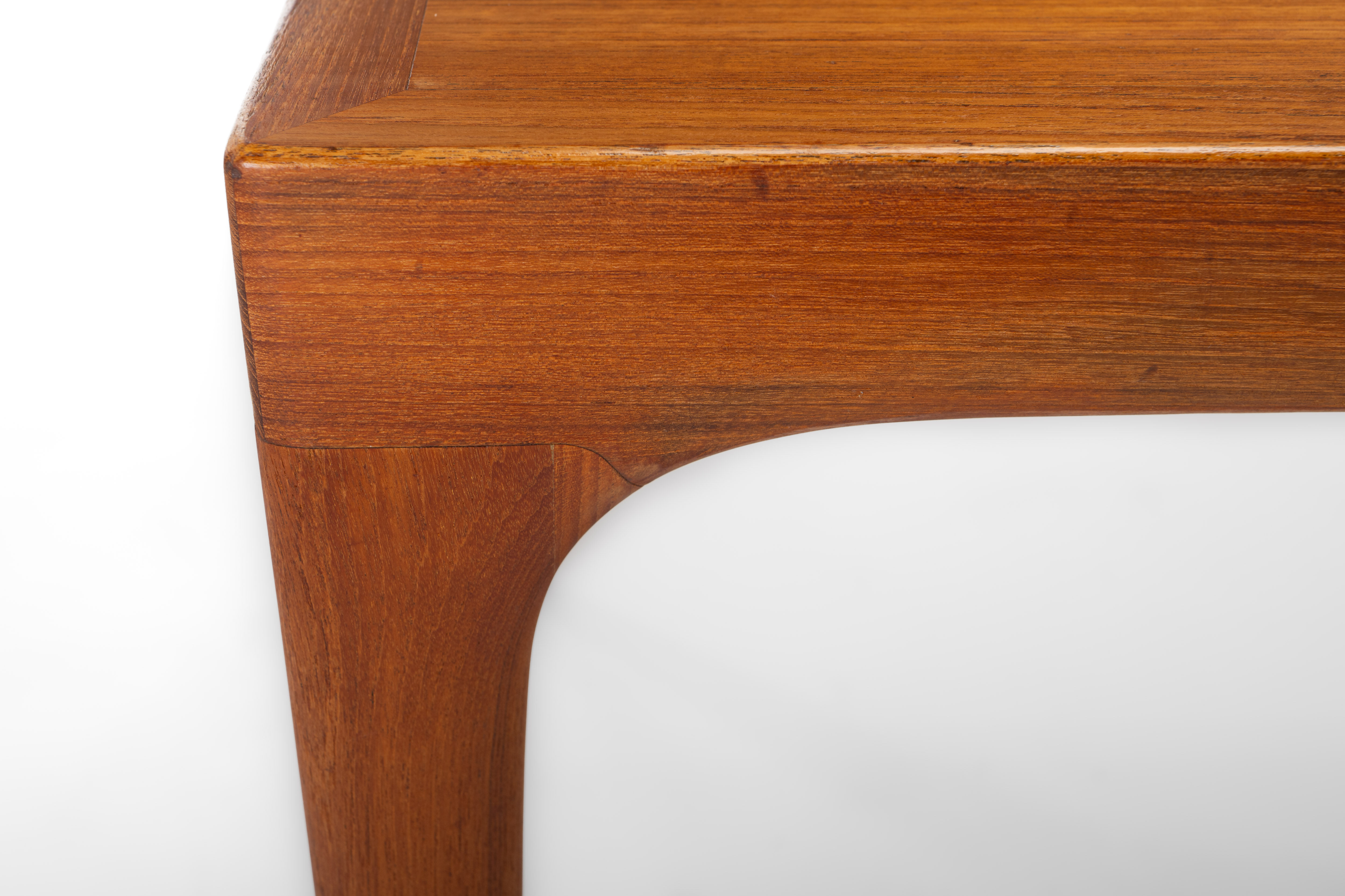 Extendable dining table in teak by Johannes Andersen for Uldum Møbelfabrik