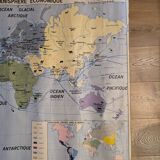 Carte scolaire - planisphère politique et planisphère économique