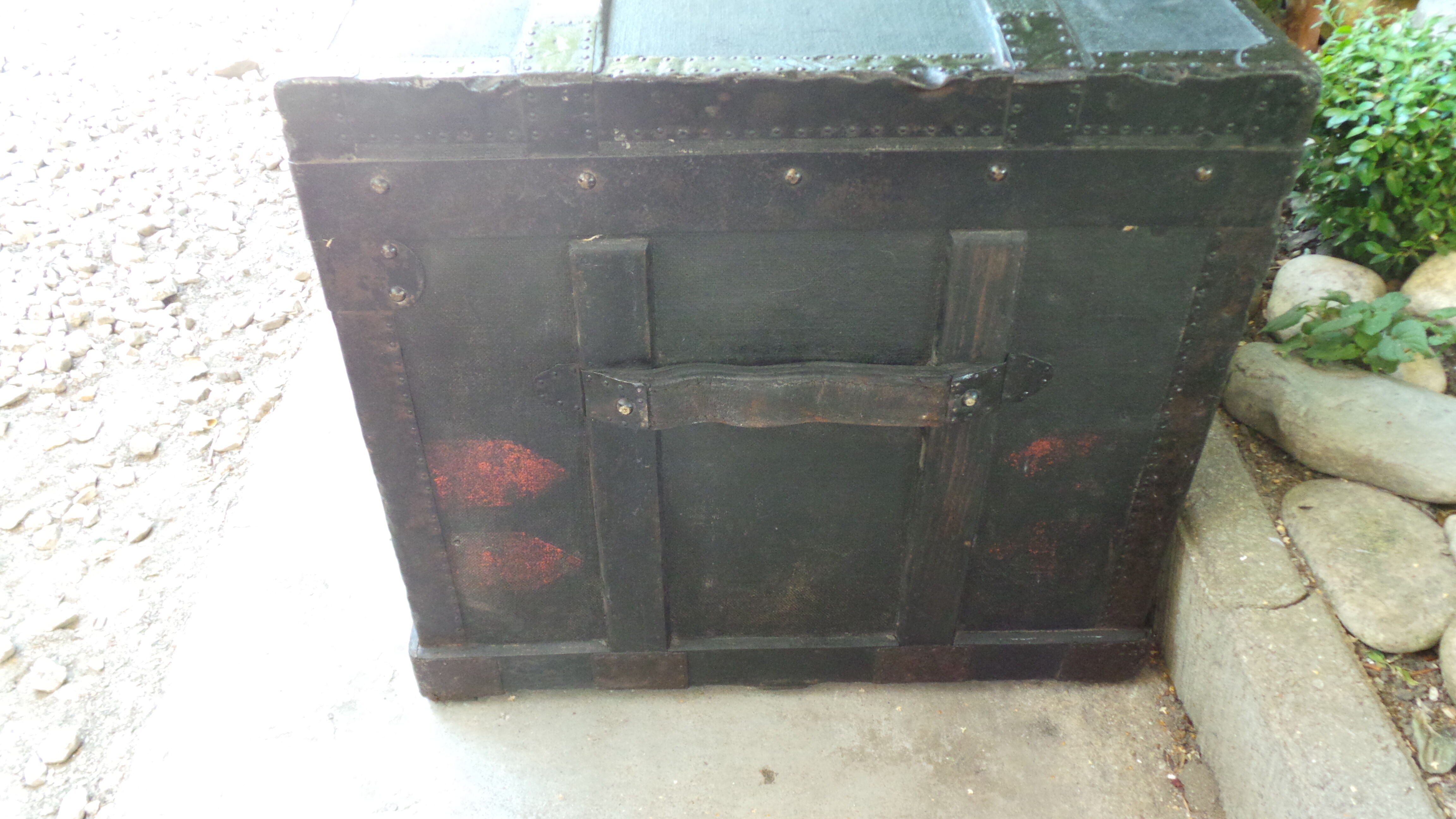 Safe travel vintage trunk