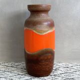 Vase de sol en céramique Bay 70-45, vase en céramique, poterie ouest-allemande