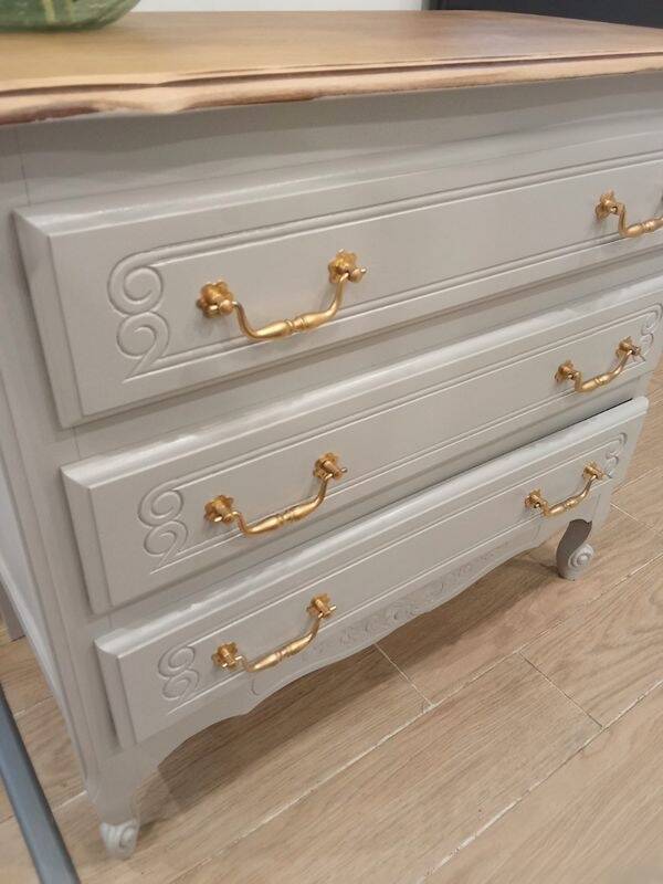 Commode bois relookée