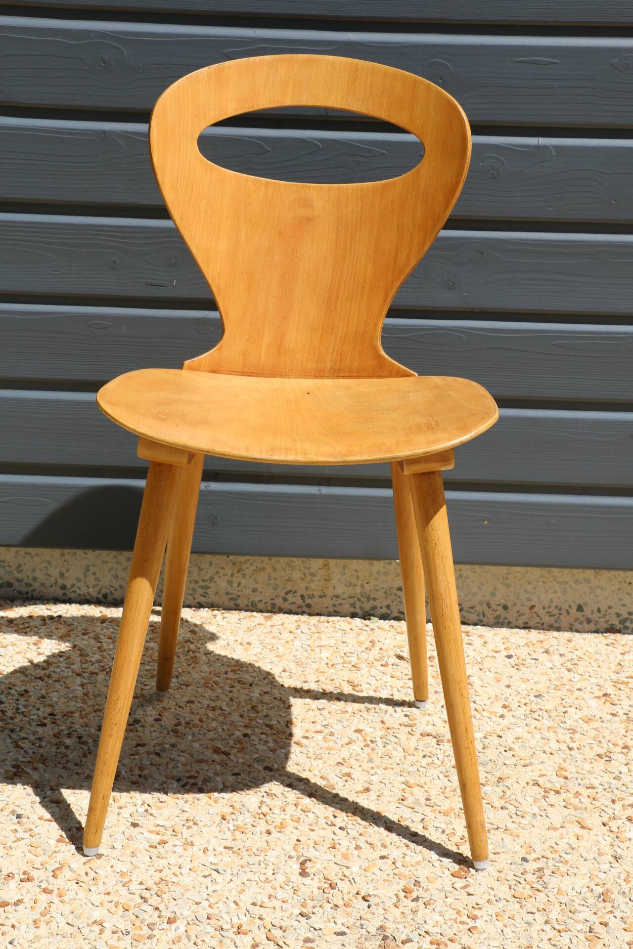 6 BAUMANN V2 chairs in light beech
