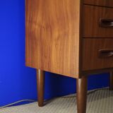 Commode danoise en palissandre clair des années 1960's