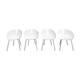 White Fjord Moroso Chairs by Patricia Urquiola, 2002, Set of 4