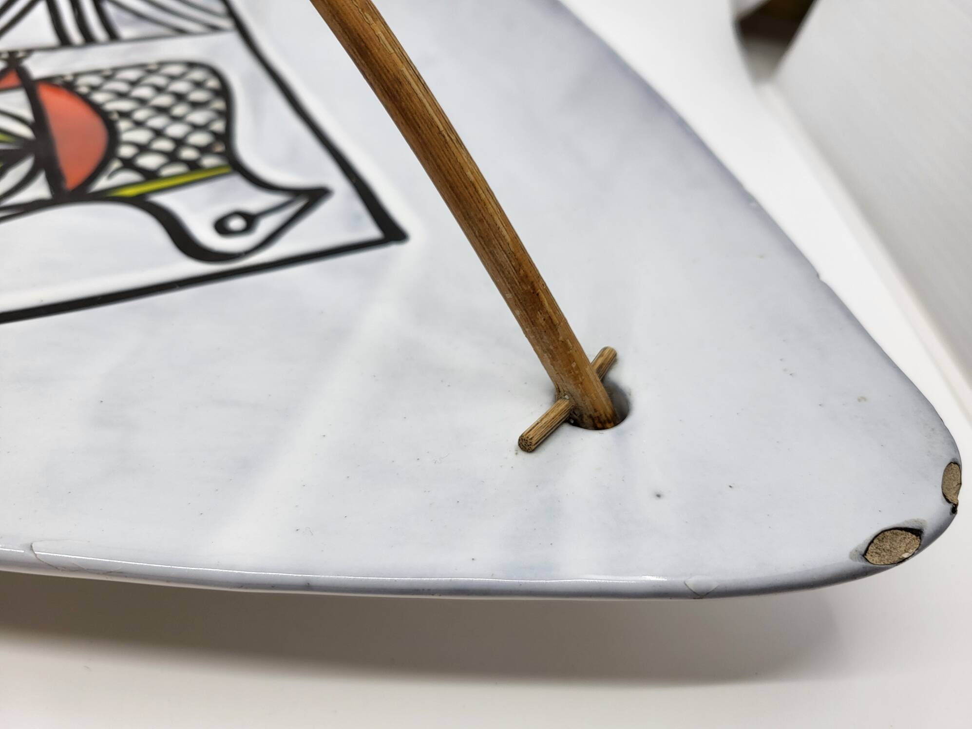 Colossal Roger Capron ceramic cup from the French Riviera, 1950s