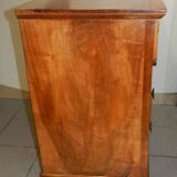Empire style chest of drawers in blond walnut